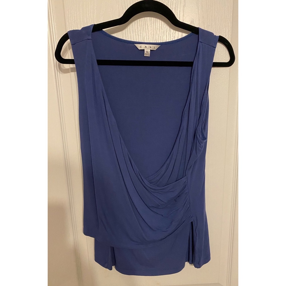 CAbi Sleeveless Purple Tee